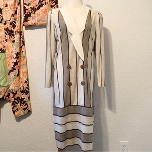 Vintage double breasted dress